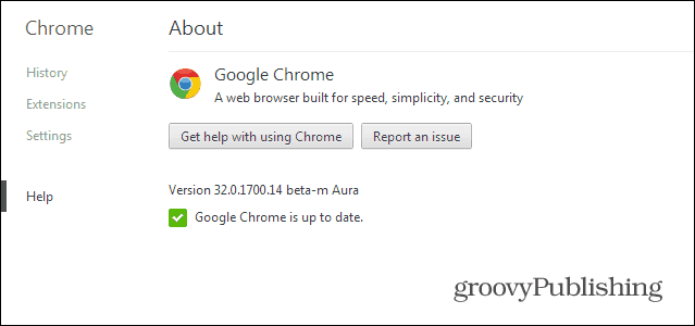 Chrome Beta -kanava