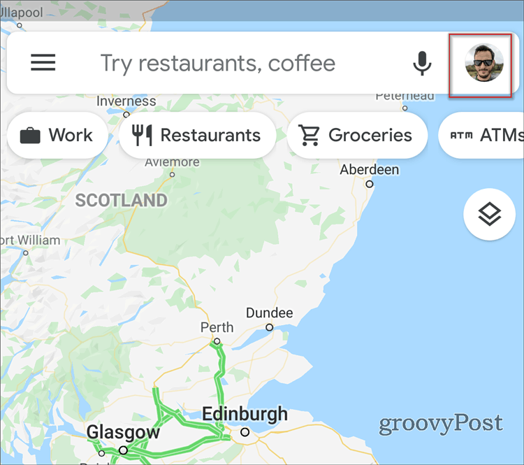 Google maps Incongnito -profiilikuva