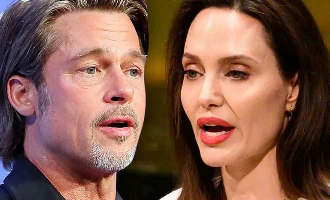 Angelina Jolien salainen sähköposti Brad Pittille paljastettiin! 