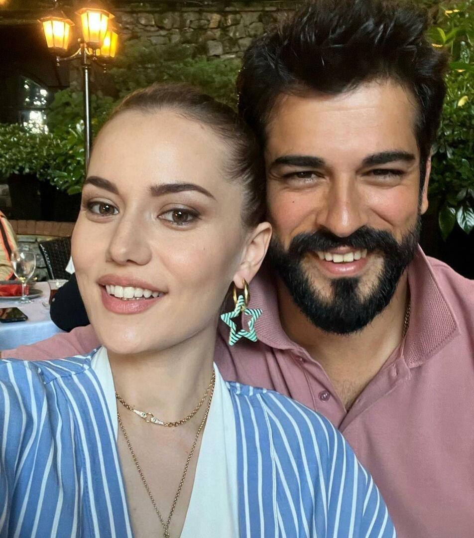 Burak Özçivit ja Fahriye Evcen