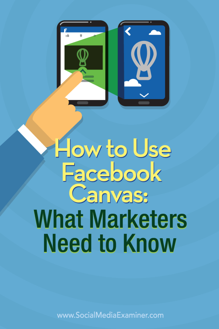 Kuinka käyttää Facebook-kangasta: Mitä markkinoijien on tiedettävä: sosiaalisen median tutkija