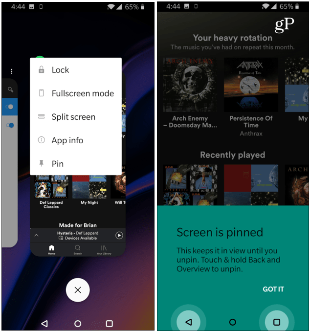 Pin-sovellukset OnePlus 6T Android