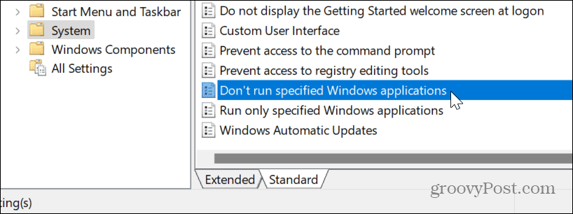 poista PowerShell käytöstä Windows 11:ssä