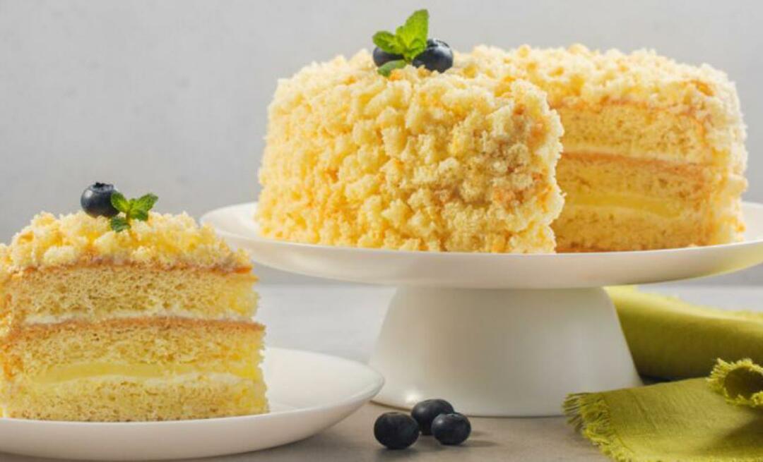 Kuinka tehdä torta mimosaa MasterChef torta mimosa resepti! Italialainen torta mimosa kakku