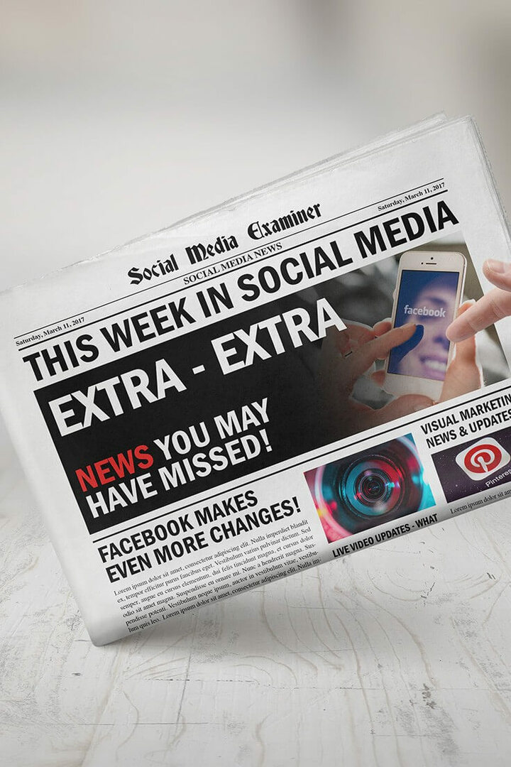 Facebook Messenger -päivä julkaistaan ​​maailmanlaajuisesti: tällä viikolla sosiaalisessa mediassa: sosiaalisen median tutkija