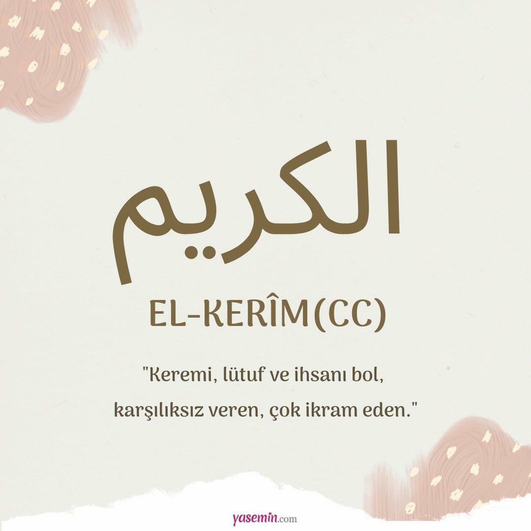 al-Karim nimi