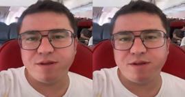 Ibrahim Büyükakin vaikeita hetkiä lentokoneessa! Yllättynyt tapahtuneesta