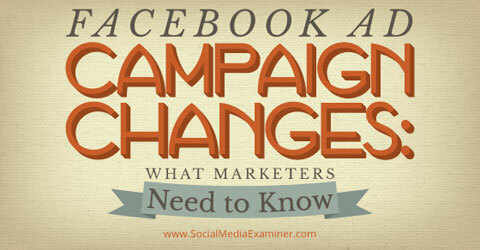facebook-mainoskampanja muuttuu