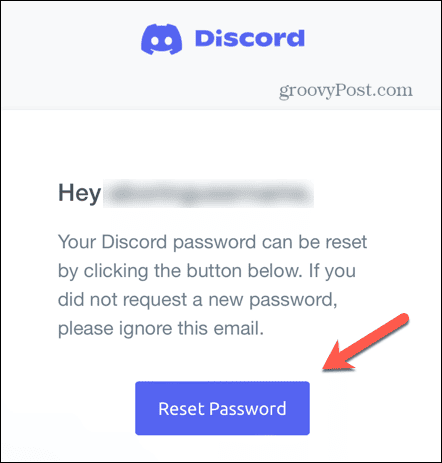 discord reset salasana