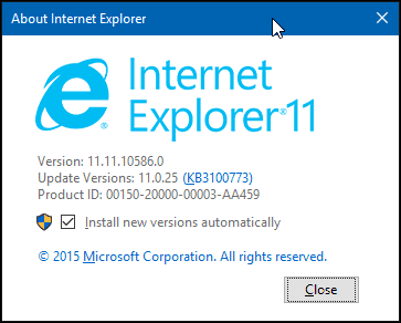 Microsoft lopettaa Internet Explorerin vanhojen versioiden tuen