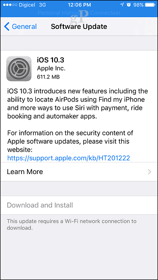 Apple iOS 10.3 - Pitäisikö sinun päivittää ja mikä on mukana?