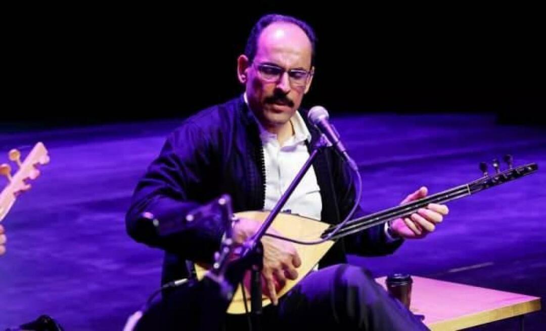İbrahim Kalın esitti unohtumattoman konsertin İrfani Türküsü: n kanssa!