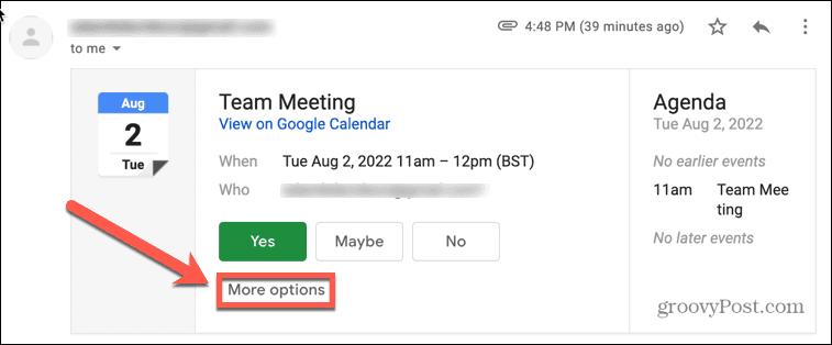 google kalenteri gmail lisää vaihtoehtoja