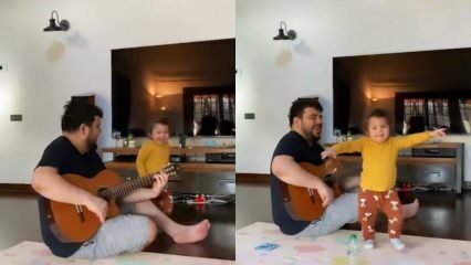 Eser Yenenlerin ja hänen poikansa Kuzeyn kitaraesitys!
