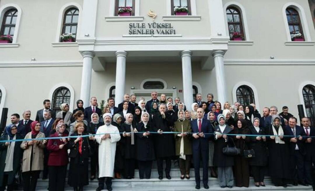 Şule Yüksel Şenler -säätiön palvelurakennus avattiin presidentti Erdoğanin johdolla
