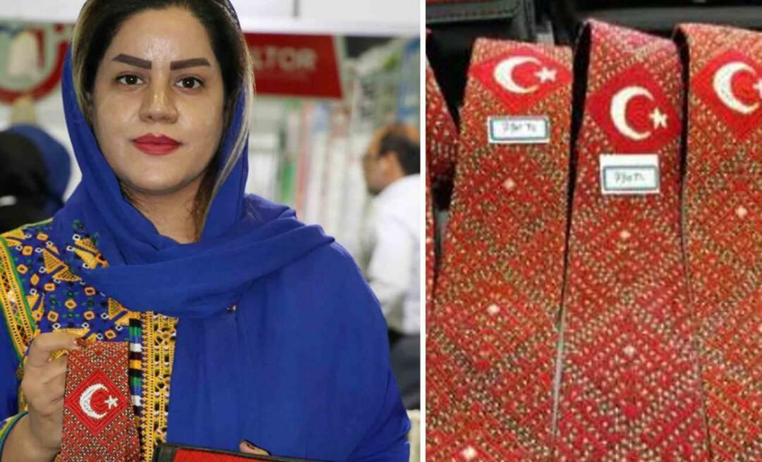 Türkiye rakkautta iranilaiselta naiselta! Hän osoitti rakkautensa puolikuuta ja tähtiä kohtaan kirjaimellaan solmimalla ja lompakolla