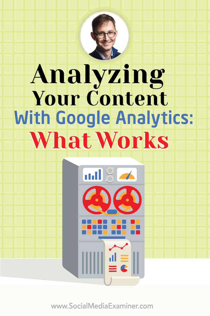 Sisällön analysointi Google Analyticsin avulla: Kuinka tietää mikä toimii: Sosiaalisen median tutkija