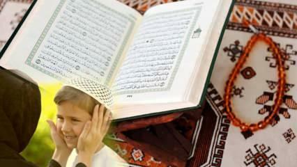 Kuinka olla muisto, minkä ikäisenä alkaa muistaa? Hafiz harjoittelee kotona ja opettelee ulkoa Koraania