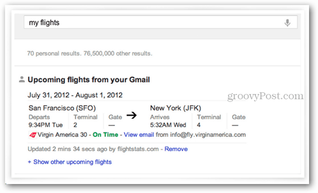 Kuinka ottaa Gmail-tulokset käyttöön Google-haussa