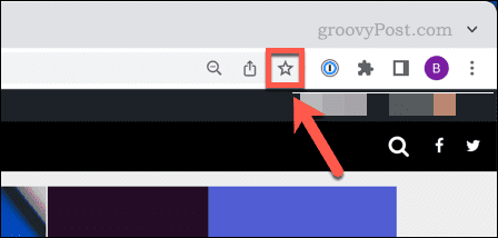 Google Chromen kirjanmerkkikuvake