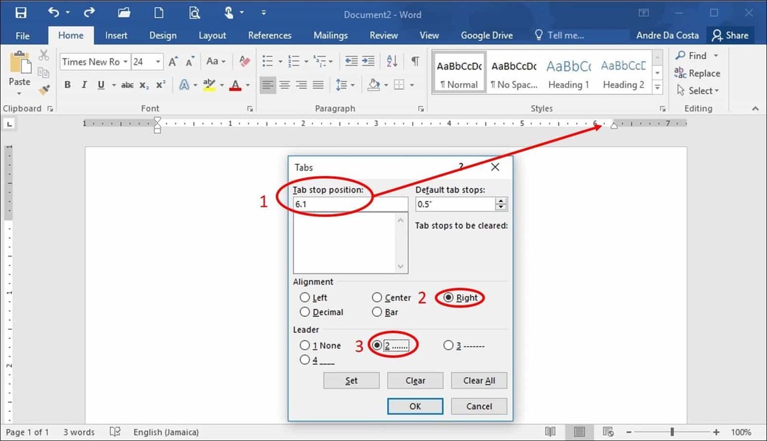 Paranna tuottavuuttasi välilehdillä Microsoft Wordissa