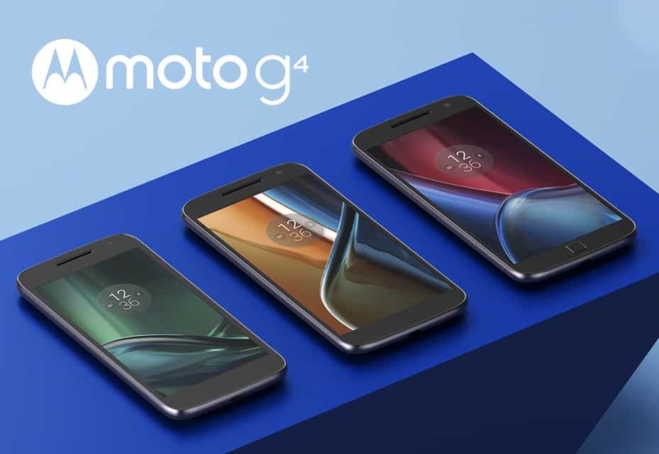 Motorola julkistaa kolme uutta Moto G4 -älypuhelinta