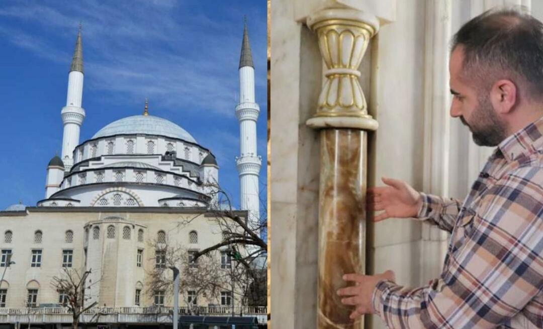 Izzet Pashan moskeija Elazigissa ei kärsinyt kolmesta maanjäristyksestä sen tasapainopylväiden ansiosta!