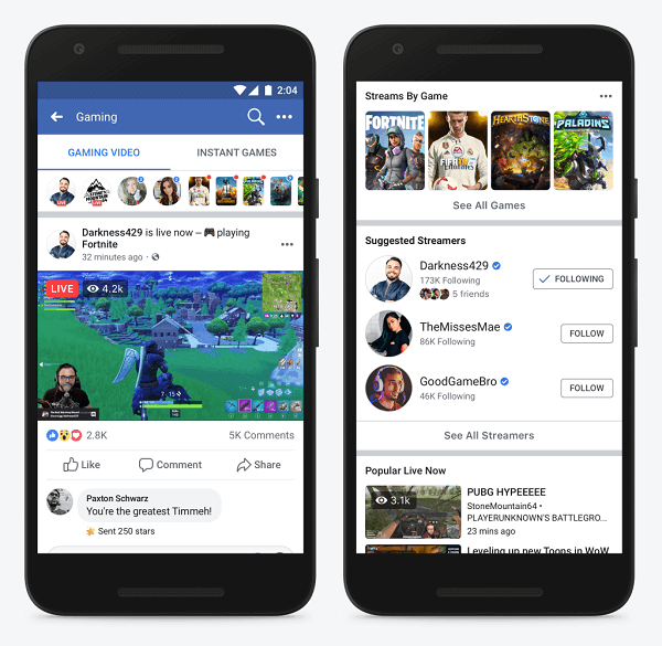 Facebook ilmoitti uuden tason Level Up -ohjelmasta, joka on tarkoitettu erityisesti uusille pelikehittäjille, ja esitteli uuden paikan ihmisille ympäri maailmaa löytämään ja katsomaan pelivideoita Facebook.