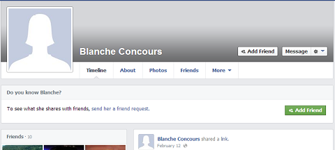 facebook blanche concours -profiili