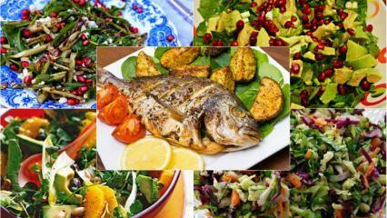 Helpoimmat salaattireseptit, jotka sopivat hyvin kalan kanssa! 5 salaattireseptiä, jotka sopivat parhaiten kalalle