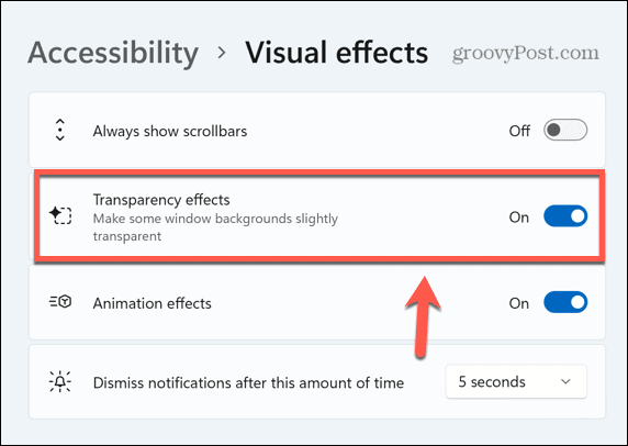 Windows 11:n esteettömyysvalikko