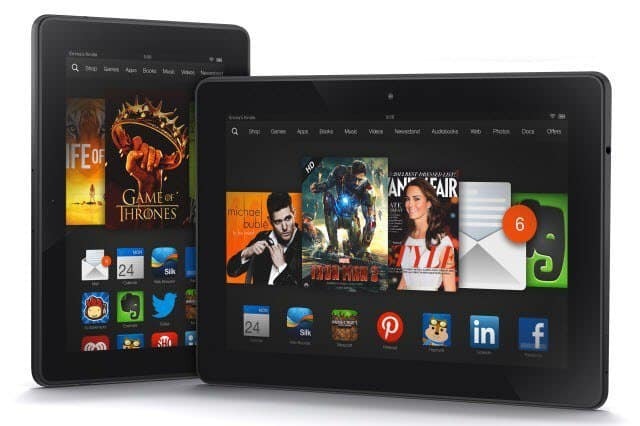 Amazon Kindle Fire HDX -perhe