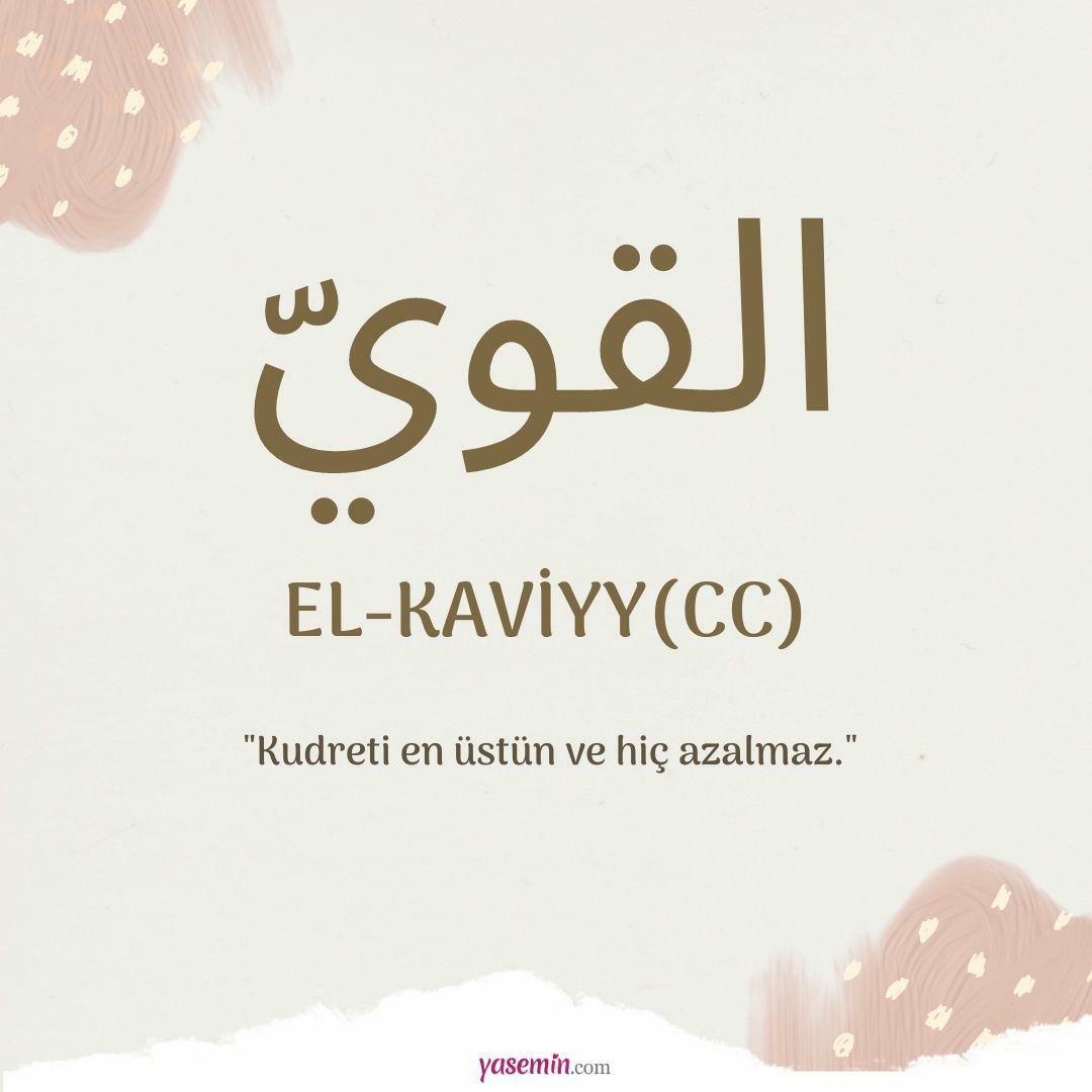 Mitä al-Kaviyy (cc) tarkoittaa?