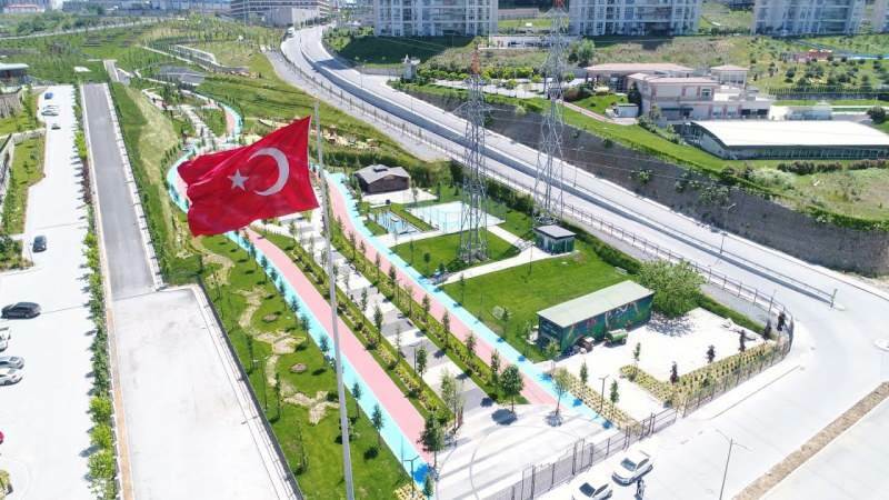 Kuva Ayazma Millet Gardenista Başakşehirin kunnan virallisilla verkkosivuilla