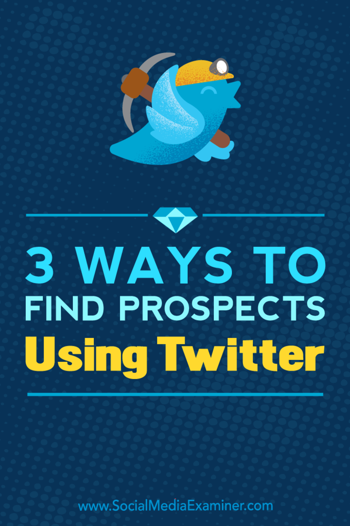 3 tapaa löytää tulevaisuuden näkymiä Twitterin avulla kirjoittanut Andrew Pickering sosiaalisen median tutkijasta.