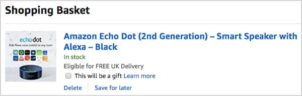 Amazonin Echo Dot oli myydyin joulu 2017.