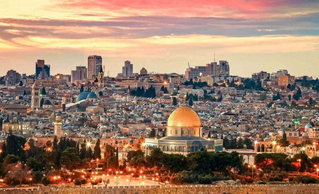 Miksi Jerusalem on niin tärkeä muslimeille? jerusalemin historiaa