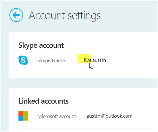 Skype nimi