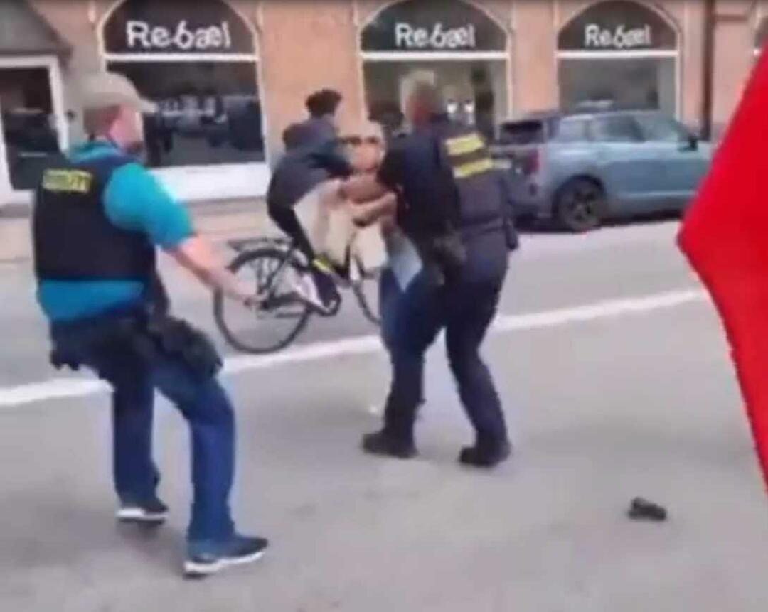 Tanskan poliisi hyökkäsi naisen kimppuun, joka halusi estää Koraanin polton