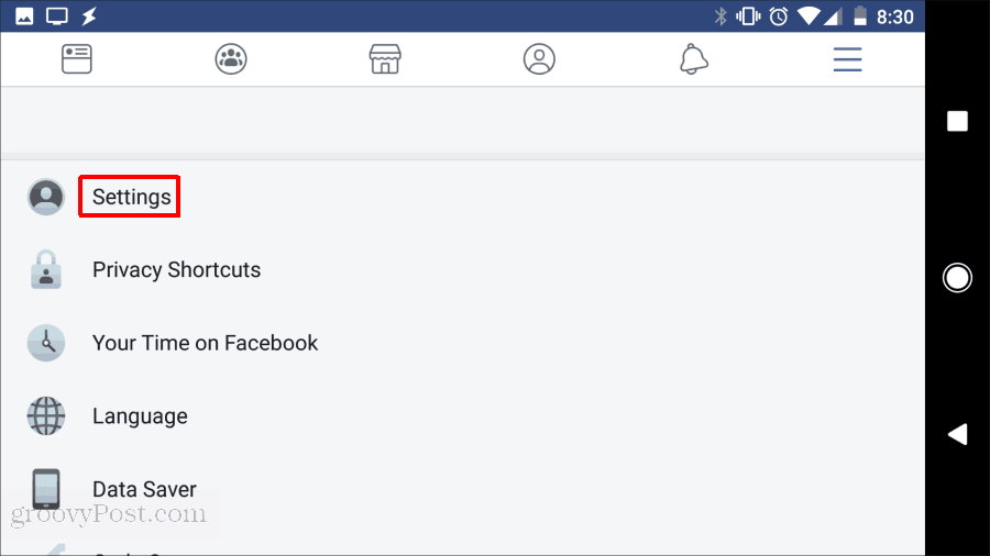 mobiili facebook salasanan vaihto