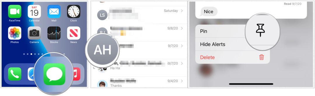 IPhone-viestit ovat muuttuneet iOS 14: ssä