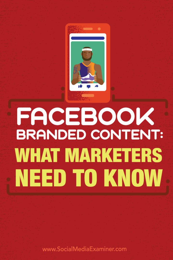 Facebookin tuotemerkkisisältö: Mitä markkinoijien on tiedettävä: sosiaalisen median tutkija