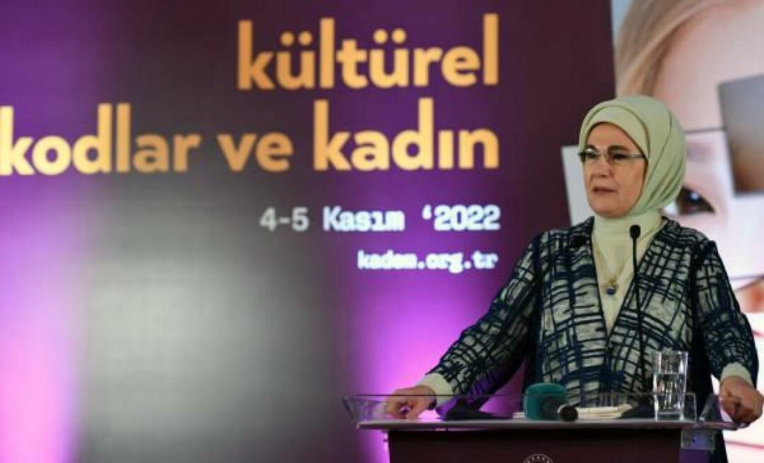 Emine Erdogan on KADEMin viides presidentti. Hän käsitteli tärkeitä asioita kansainvälisessä naisten ja oikeuden huippukokouksessa!