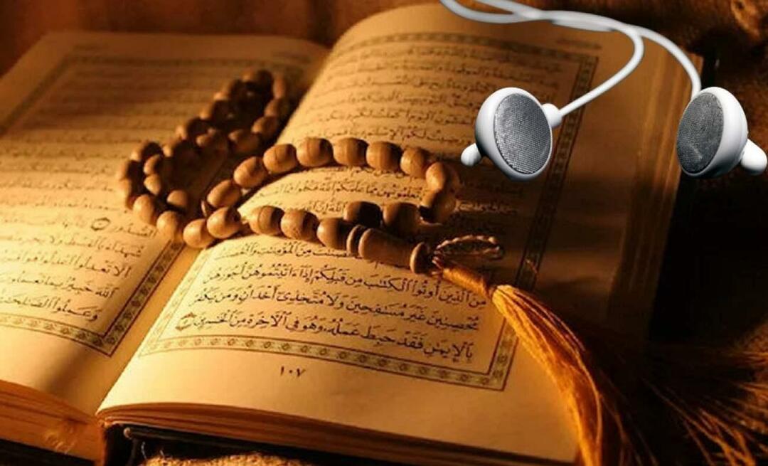 Voiko Koraania kuunnella televisiosta, radiosta tai puhelimesta? Voiko hatimin tehdä vain kuuntelemalla?