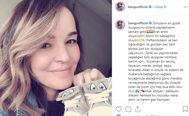 Laulaja Bengü ilmoitti olevansa raskaana!