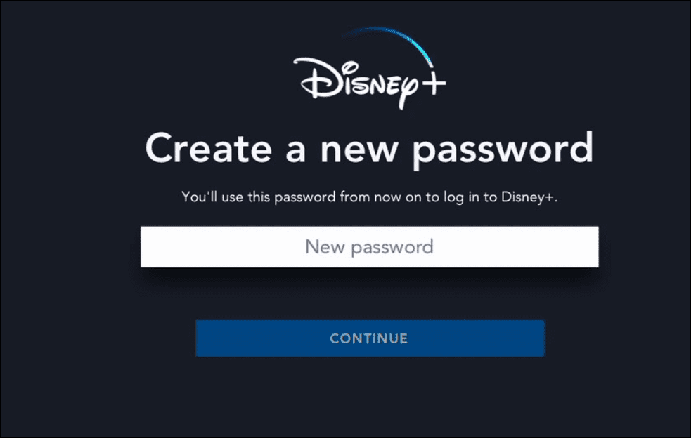 vahvista Disney plus salasana