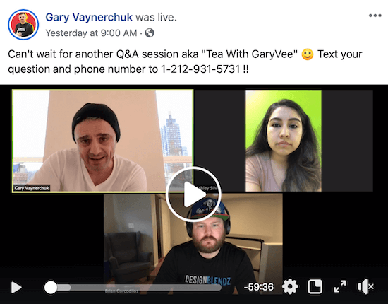 Facebook-livenä Gary Vaynerchuk