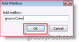 Lisää postilaatikko Outlook 2007: hon: groovyPost.com