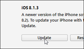 iOS 8.1.3 päivitys versioon 8.2