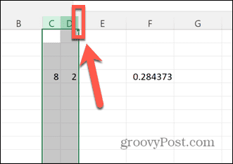 excel sarakeotsikon oikea reuna